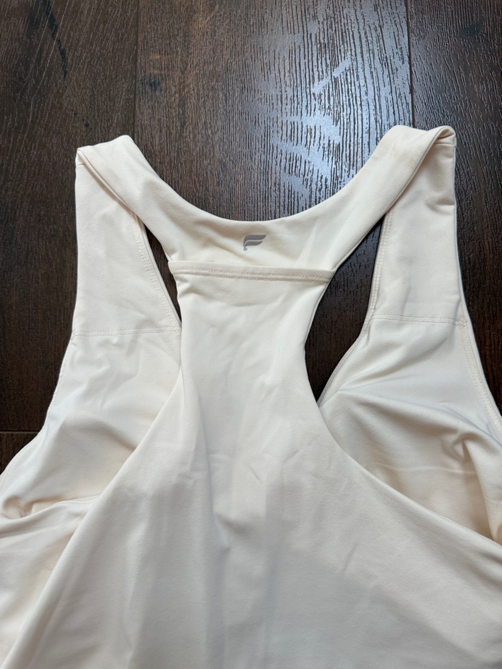 Fabletics Cream Racerback Athletic Dress - Picture 3 of 3